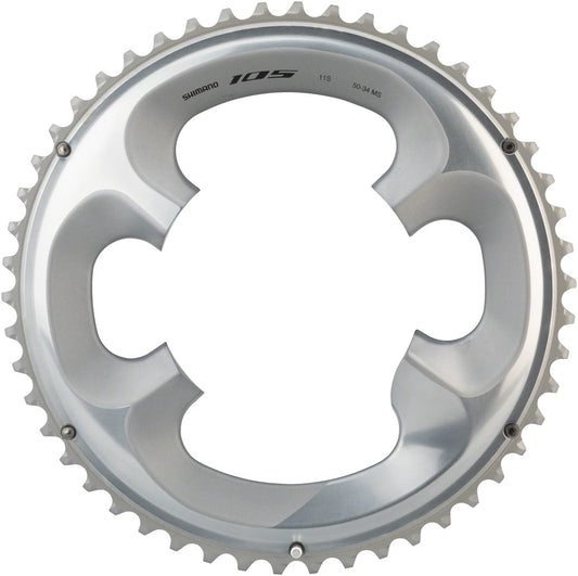 Shimano 105 FC-R7000 50t 4x110 bcd Asymmetric Chainring Silver