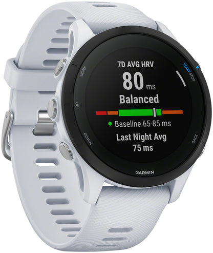 Garmin Forerunner 255 Music GPS Smartwatch - 45.6mm Whitestone