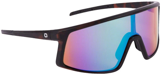 Optic Nerve Stone Cat Sunglasses - Matte Tortoise Brown Lens/Green Mirror