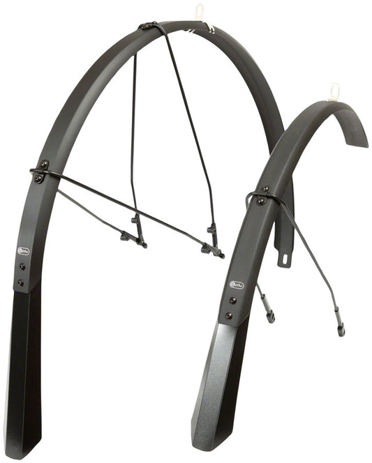 PDW Full Metal Fenders - 700 x 55mm  Black