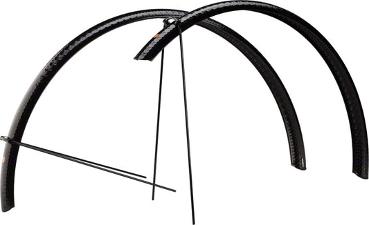 Velo Orange Hammered 700c x 45 Fender Set: Black (700c x 25-35)