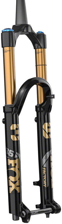FOX 36 Factory Suspension Fork - 27.5" 160 mm 15 x 110 mm Kabolt-X 44mm Offset GRIP X Damper 58HT Shiny BLK