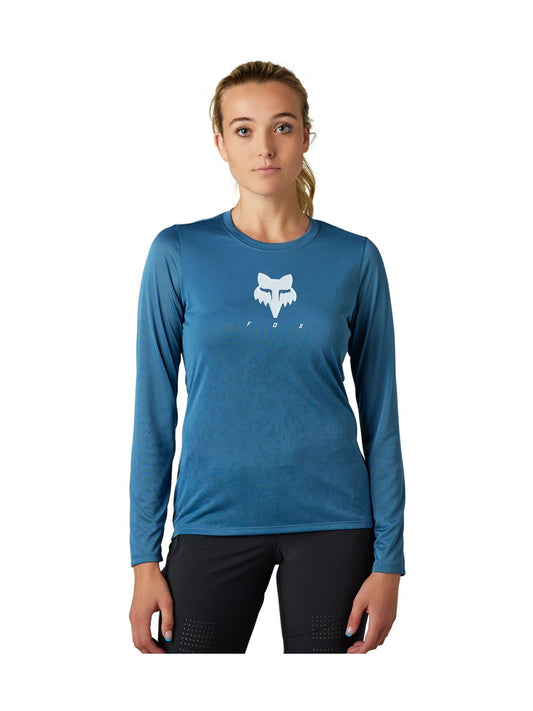 Jersey Fox Racing Ranger TruDri LS Women Small Dark Blue