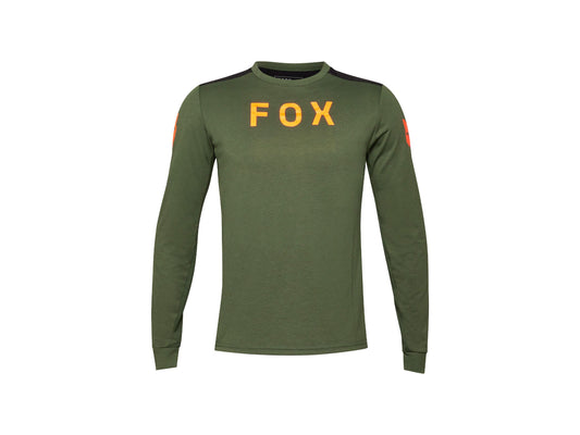Jersey Fox Racing 24 Ranger Long Sleeve Medium Dark Green