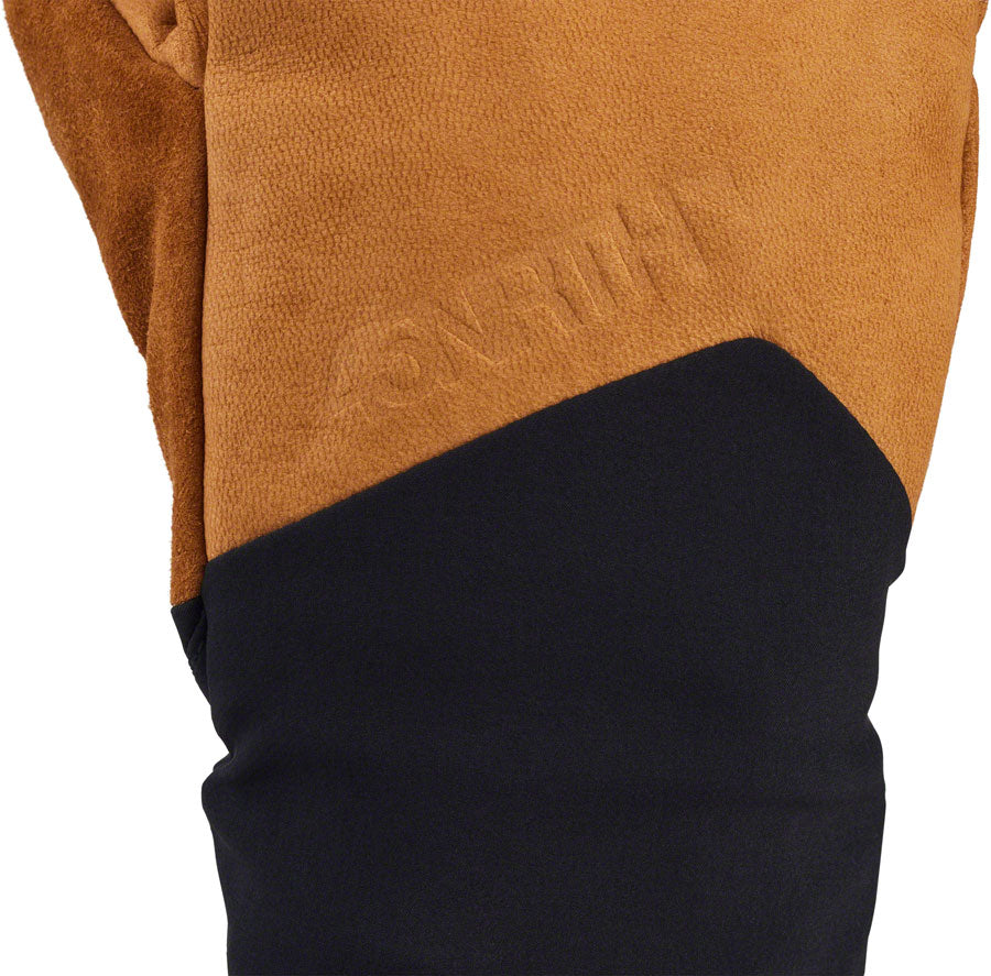 45NRTH 2024 Sturmfist 5 LTR Leather Gloves - Tan/Black Full Finger Small