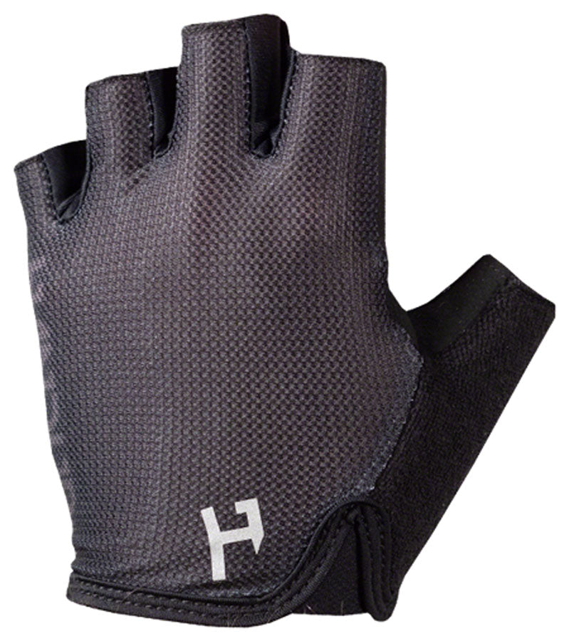 Handup Shorties Gloves - Solid Black Short Finger Large