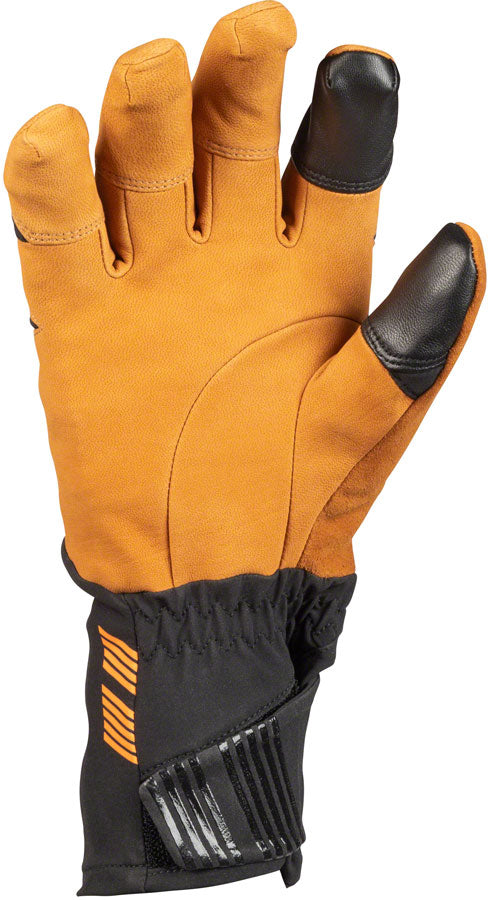 45NRTH 2023 Sturmfist 5 LTR Leather Gloves - Tan/Black Full Finger Large