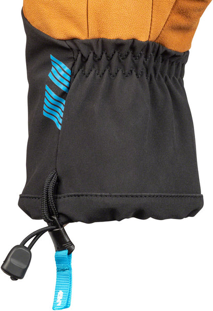 45NRTH 2023 Sturmfist 4 LTR Leather Gloves - Tan/Black Lobster Style Medium