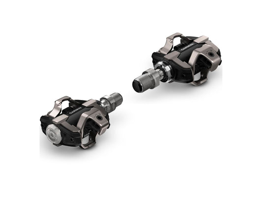 Garmin Rally XC200 Power Meter Pedals - Dual Sided Clipless Alloy 9/16" BLK Pair Dual-Sensing Shimano SPD