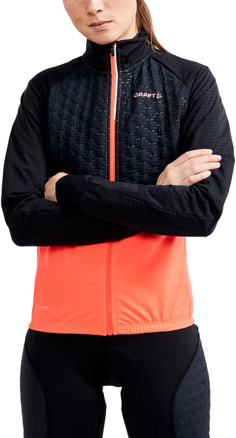 Craft ADV Bike Lumen Subz Jacket - Black/Shock Women's X-Large