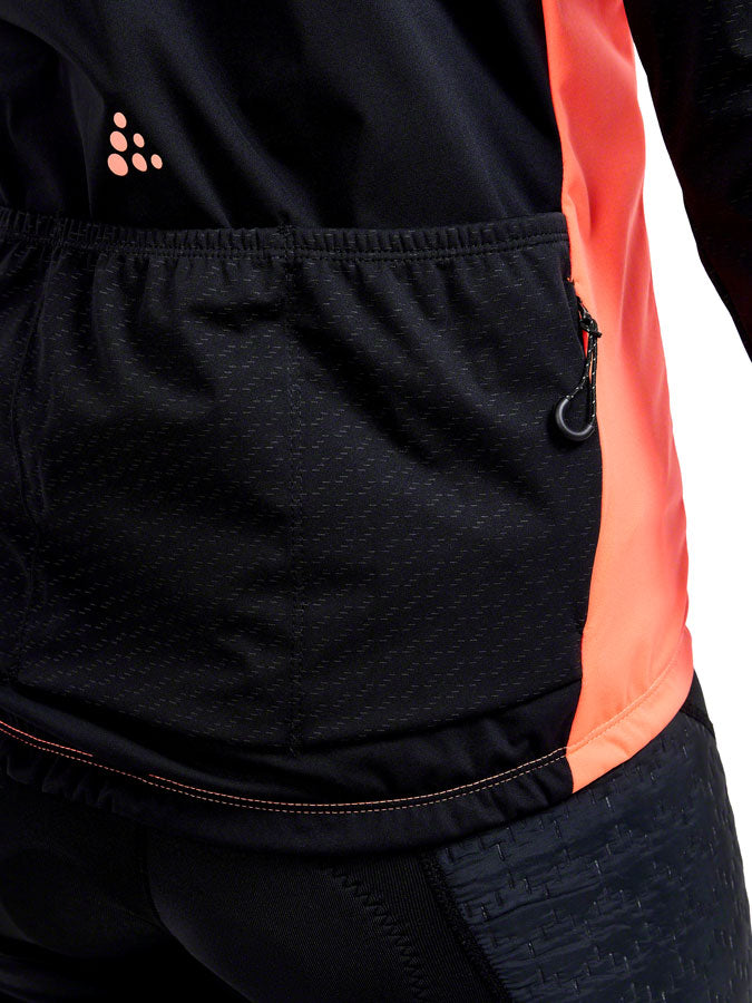 Craft ADV Bike Lumen Subz Jacket - Black/Shock Women's Small