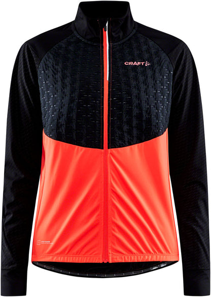 Craft ADV Bike Lumen Subz Jacket - Black/Shock Women's X-Large