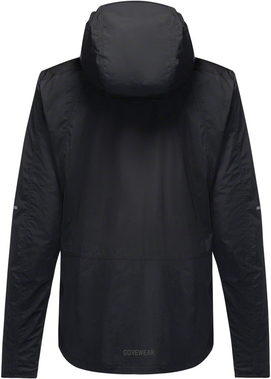 Gorewear Fernflow Hooded Windbreaker - Black Women's X-Large