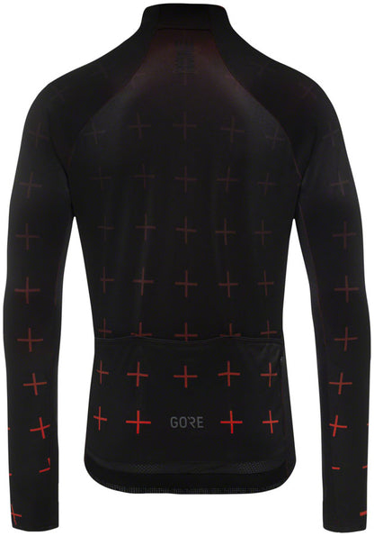 Gorewear C5 Thermo Jersey - Black/Fireball Men's Small