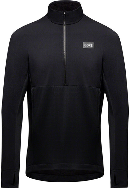 Gorewear Trail KPR Hybrid 1/2-Zip Jersey - Black Men's Medium