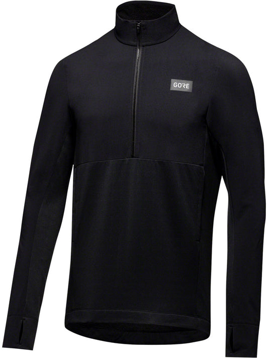 Gorewear Trail KPR Hybrid 1/2-Zip Jersey - Black Men's Medium