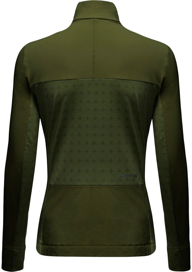 Gorewear Trail KPR Hybrid 1/2-Zip Jersey - Utility Green Women's Medium