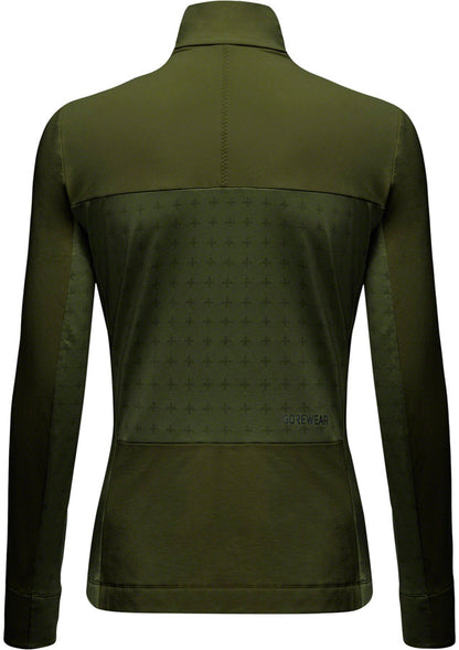 Gorewear Trail KPR Hybrid 1/2-Zip Jersey - Utility Green Women's Medium