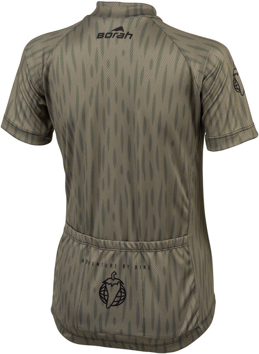 Salsa Women's Hinterland Jersey - Large Olive Green
