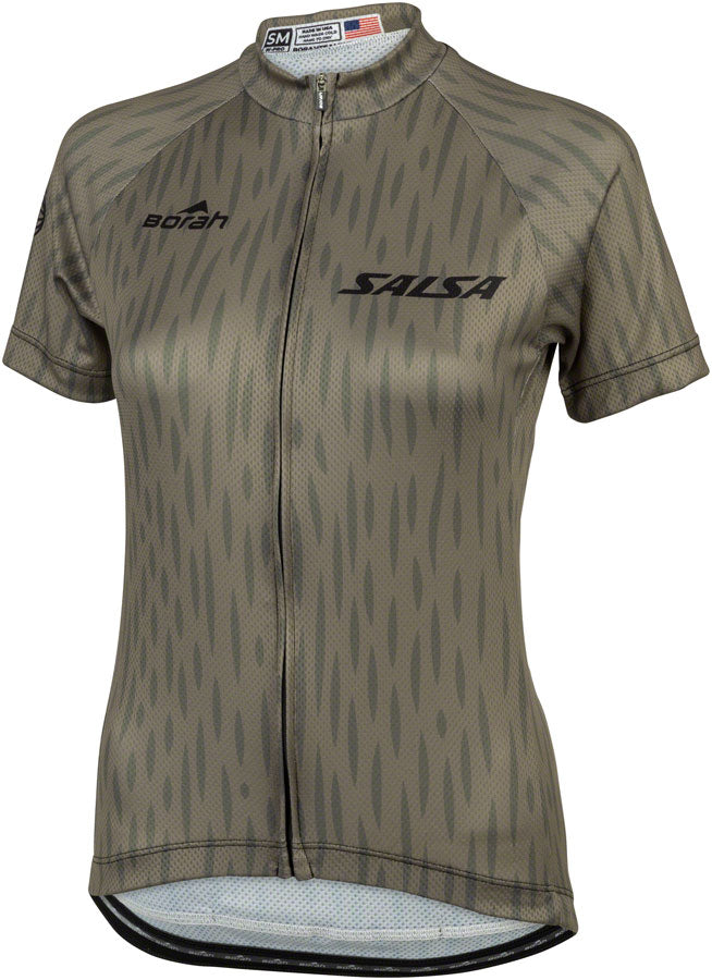 Salsa Women's Hinterland Jersey - 2X-Large Olive Green
