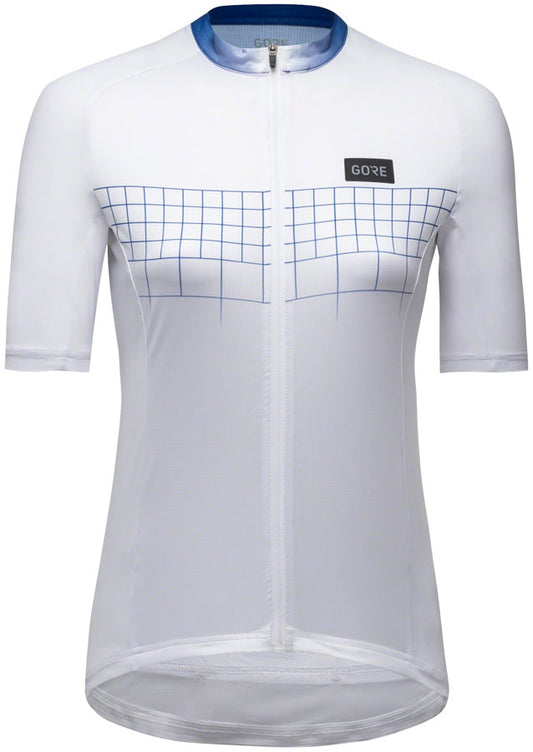 Gorewear Grid Fade Jersey 2.0 - White/Blue Women's X-Small