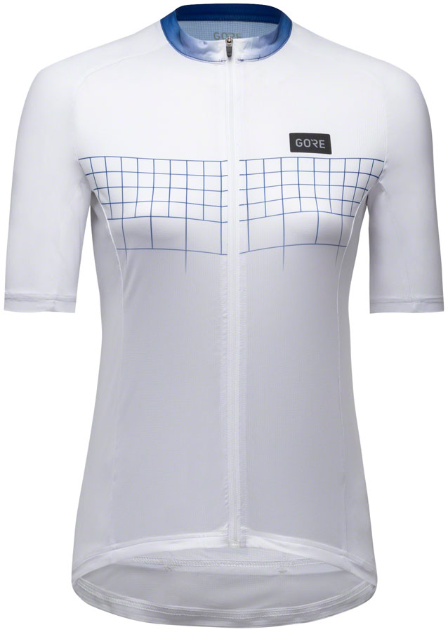 Gorewear Grid Fade Jersey 2.0 - White/Blue Women's Small