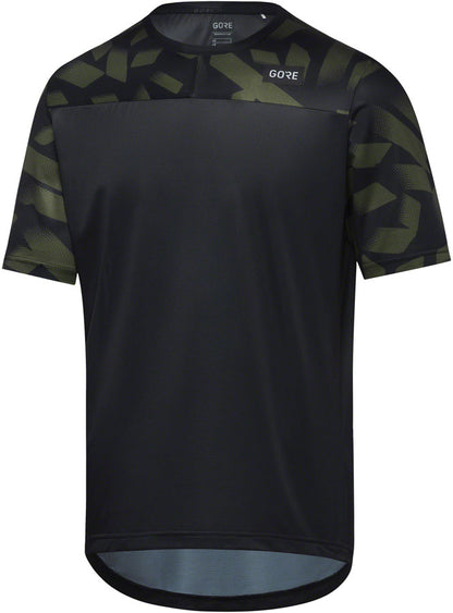Gorewear Trail KPR Daily Jersey - Black/Green Men's Large