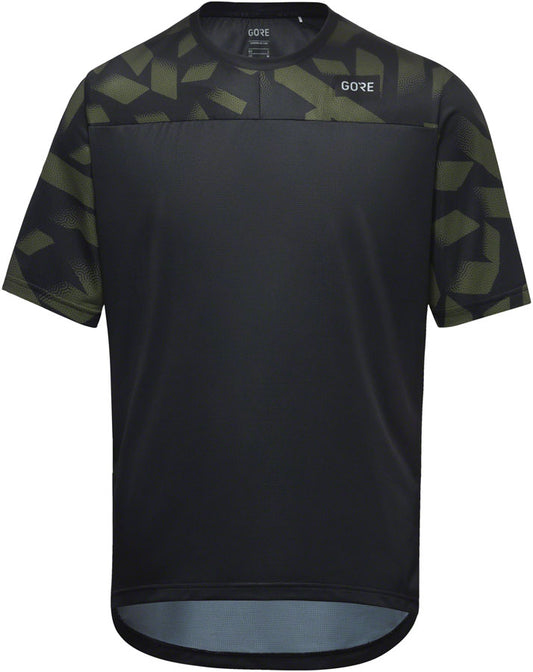 Gorewear Trail KPR Daily Jersey - Black/Green Men's Large
