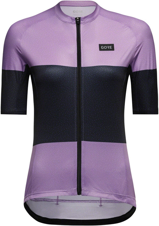 Gorewear Spirit Stripes Jersey - Purple/Orbit Blue Women's Medium 8/10