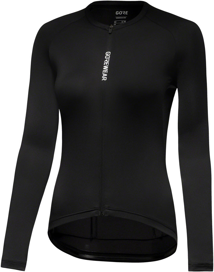 Gorewear Spinshift Long Sleeve Jersey - Black Women's Large/12-14