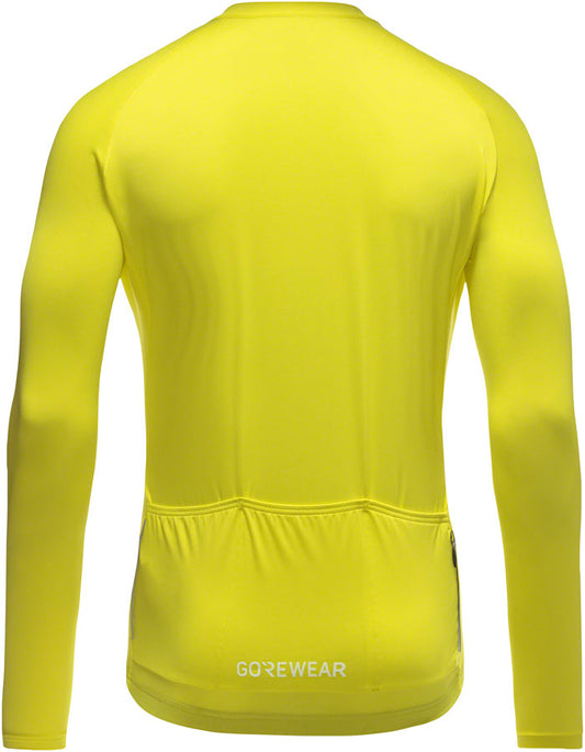 Gorewear Spinshift Long Sleeve Jersey - Neon Yellow Men's Large