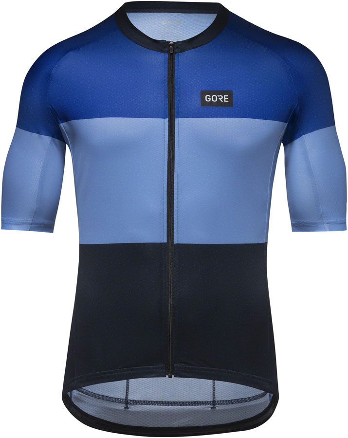 Gorewear Spirit Stripes Jersey - Ultramarine Blue/Scrub Blue Men's X-Large