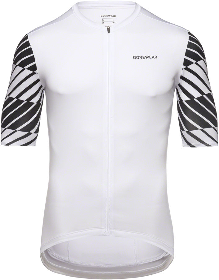 Gorewear Swiftride Optical Jersey - White/Black Men's Small