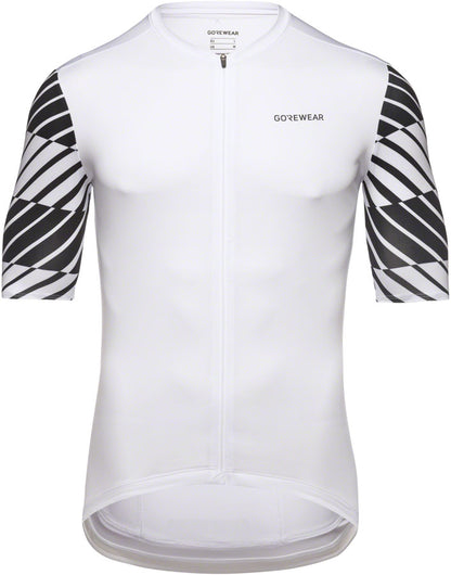Gorewear Swiftride Optical Jersey - White/Black Men's Small