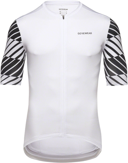 Gorewear Swiftride Optical Jersey - White/Black Men's X-Large
