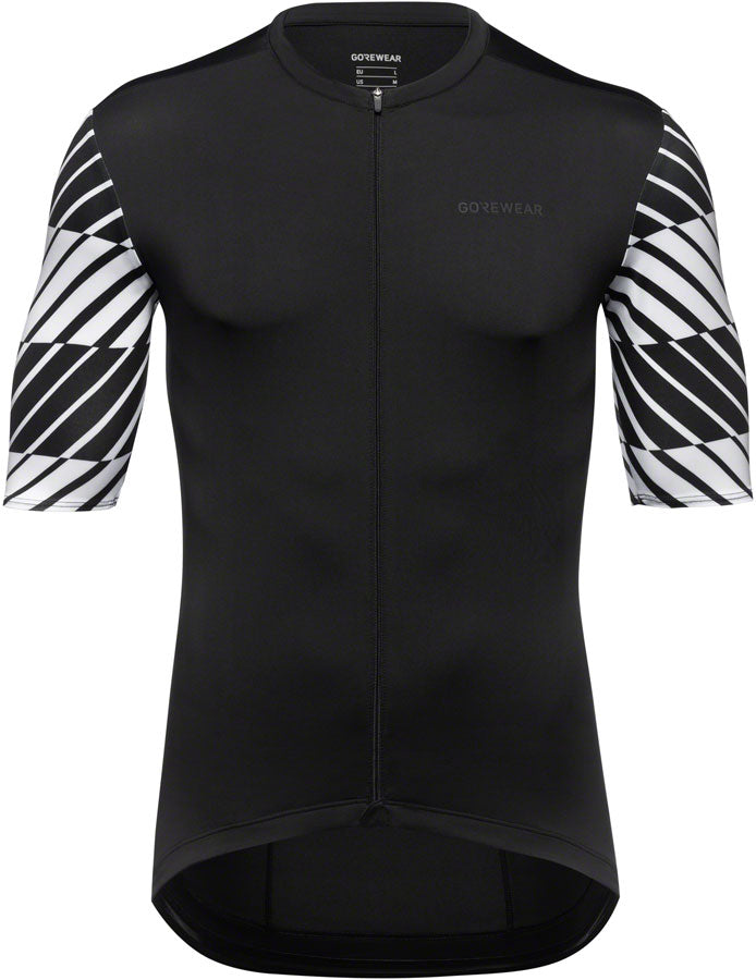 Gorewear Swiftride Optical Jersey - Black/White Men's Small
