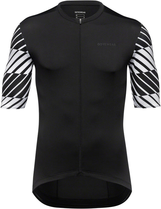 Gorewear Swiftride Optical Jersey - Black/White Men's Small
