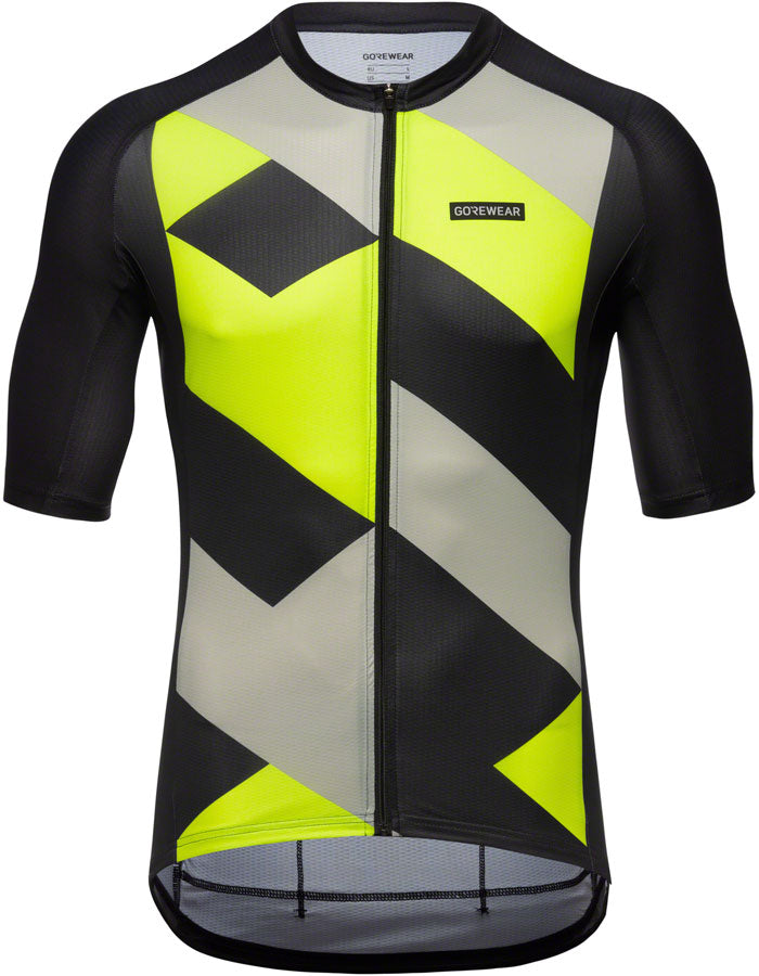 Gorewear Spirit Signal Jersey - Black/Yellow Men's Medium