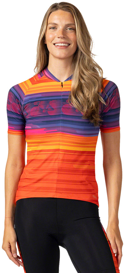 Terry Soleil Flow Short Sleeve Jersey - Women's Horizoom Large