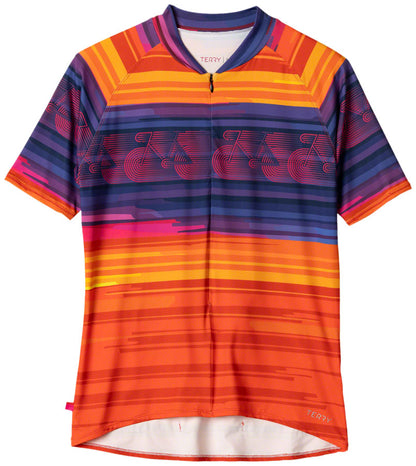 Terry Soleil Flow Short Sleeve Jersey - Women's Horizoom Small