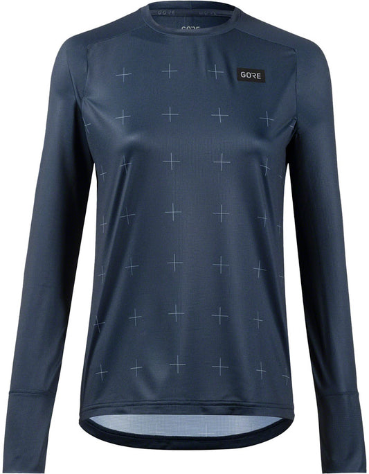 Gorewear Trail KPR Daily Jersey - Long Sleeve Orbit Blue Women's Small
