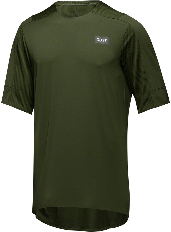 Gorewear Trail KPR Tech Jersey - Utility Green Men's Small