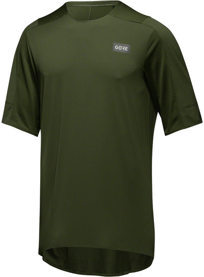 Gorewear Trail KPR Tech Jersey - Utility Green Men's Small