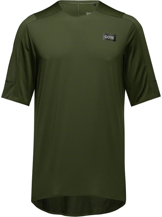 Gorewear Trail KPR Tech Jersey - Utility Green Men's Small