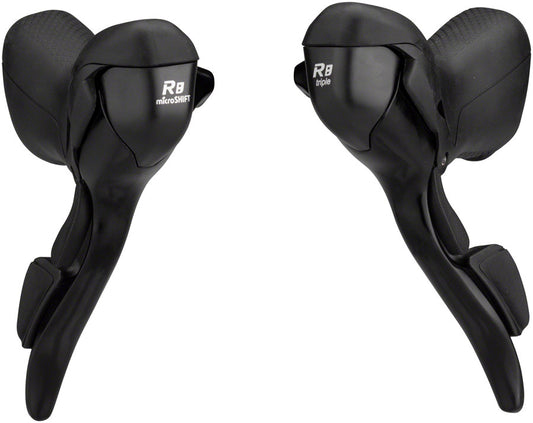 microSHIFT R8 Drop Bar Shift Lever Set 2 x 8-Speed Shimano Compatible