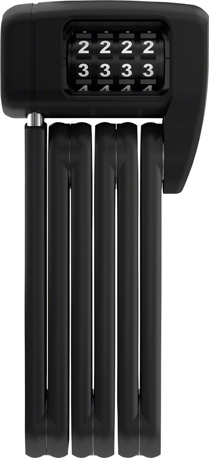 Abus BORDO Lite Mini 6055C/60 Folding Lock - Combination 2 5mm SH Bracket BLK