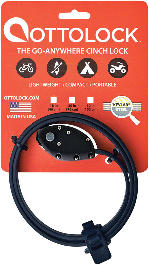 OTTOLOCK Cinch Lock: 30" Stealth Black