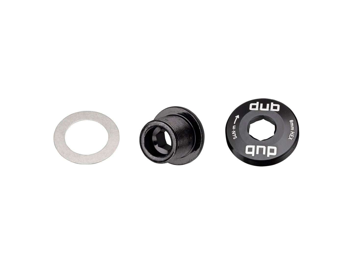 SRAM Self-Extracting Crank Arm Bolt Kit - M18/M30 DUB Steel Black
