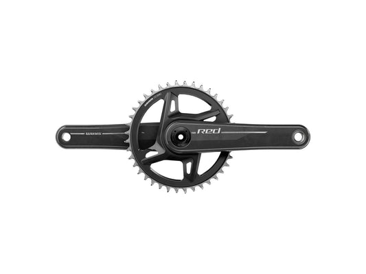 SRAM RED 1x XPLR Wide Crankset - 170mm 13-Speed 42t 8-Bolt Direct Mount DUB Spindle Natural Carbon E1