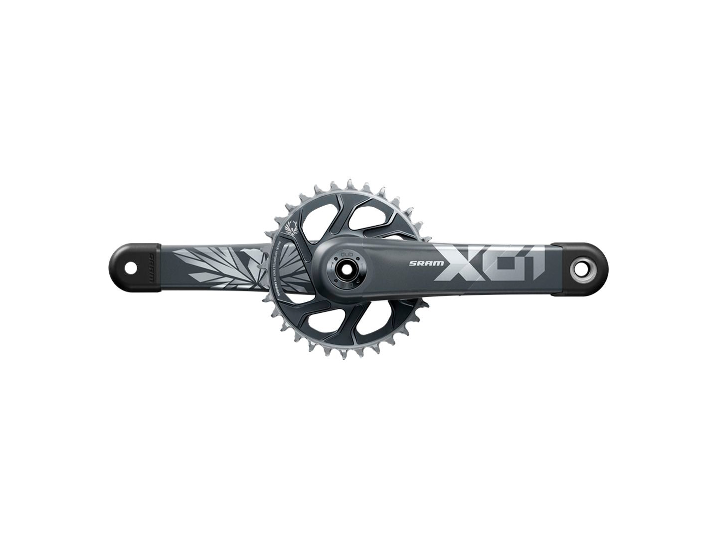 SRAM X01 Eagle Boost Crankset - 175mm 12-Speed 32t Direct Mount DUB Spindle Interface Lunar/Polar 55mm Chainline